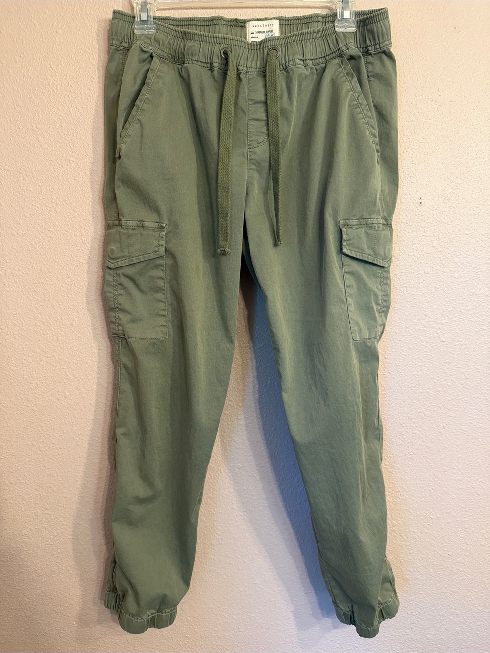 Sanctuary Standard Surplus Olive Green Cargo Joggers